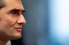 FC Barcelona's coach Ernesto Valverde gestures during a press conference at the Sports Center FC Barcelona Joan Gamper in Sant Joan Despi, Spain, Friday, May 24, 2019. FC Barcelona will play against Valencia in the Spanish Copa del Rey soccer match final on Saturday. (AP Photo/Manu Fernandez)