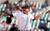 Detroit Tigers starting pitcher Matt Moore throws during the first inning of a baseball game against the Kansas City Royals, Saturday, April 6, 2019, in Detroit. (AP Photo/Carlos Osorio)