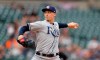 Tampa Bay Rays starting pitcher Blake Snell throws during the first inning of the team's baseball game against the Detroit Tigers, Tuesday, June 4, 2019, in Detroit. (AP Photo/Carlos Osorio)
