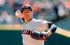 Cleveland Indians starting pitcher Corey Kluber throws during the first inning of a baseball game against the Detroit Tigers, Tuesday, April 9, 2019, in Detroit. (AP Photo/Carlos Osorio)