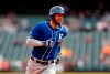 Kansas City Royals' Alex Gordon rounds the bases after his two-run home run during the first inning of a baseball game against the Detroit Tigers, Saturday, May 4, 2019, in Detroit. (AP Photo/Carlos Osorio)