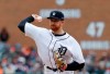 Detroit Tigers pitcher Spencer Turnbull throws during the first inning of a baseball game against the Kansas City Royals, Thursday, April 4, 2019, in Detroit. (AP Photo/Carlos Osorio)