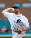 Detroit Tigers pitcher Spencer Turnbull throws against Cleveland Indians in the first inning of a baseball game in Detroit, Sunday, June 16, 2019. (AP Photo/Paul Sancya)