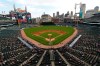 Fans watch at Comerica Park watch the fifth inning of a baseball game between the Detroit Tigers and the Baltimore Orioles in Detroit, Monday, Sept. 16, 2019. (AP Photo/Paul Sancya)