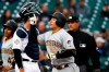 Pittsburgh Pirates' Jung Ho Kang celebrates his two-run home run in the fourth inning of a baseball game against the Detroit Tigers in Detroit, Tuesday, April 16, 2019. (AP Photo/Paul Sancya)