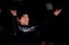 Nathan Chen acknowledges the audience after performing the men's free skate at the U.S. Figure Skating Championships, Sunday, Jan. 27, 2019, in Detroit. (AP Photo/Paul Sancya)