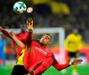 FILE - In this file photo dated Sunday, March 11, 2018, Frankfurt's Kevin-Prince Boateng jumps for the ball during the German Bundesliga soccer match between Borussia Dortmund and Eintracht Frankfurt in Dortmund, Germany. Barcelona said Monday Jan. 21, 2019, it has signed midfielder Kevin-Prince Boateng on a loan from Italian club Sassuolo until the end of the season. (AP Photo/Martin Meissner, FILE)