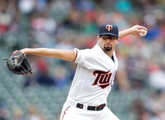 Minnesota Twins pitcher Devin Smeltzer throws to the Cleveland Indians in the third inning during a baseball game Sunday, Sept. 8, 2019 in Minneapolis. (AP Photo/Andy Clayton-King)