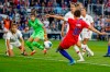 United States' Carli Lloyd scores a goal against Portugal during the first half of a friendly soccer match Tuesday, Sept. 3, 2019, in St. Paul, Minn. (AP Photo/Bruce Kluckhohn)