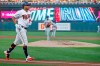 Minnesota Twins' Jonathan Schoop runs the bases on a solo home run against the New York Mets during the third inning of a baseball game Tuesday, July 16, 2019, in Minneapolis. (AP Photo/Bruce Kluckhohn)