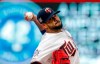 Minnesota Twins' pitcher Martin Perez throws against the Toronto Blue Jays in the first inning of a baseball game Monday, April 15, 2019, in Minneapolis. (AP Photo/Jim Mone)