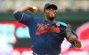 Minnesota Twins pitcher Michael Pineda throws against the Milwaukee Brewers in the first inning of a baseball game Monday, May 27, 2019, in Minneapolis. (AP Photo/Jim Mone)
