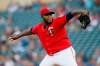 Minnesota Twins pitcher Michael Pineda throws against the Chicago White Sox in the first inning of a baseball game Tuesday, Aug. 20, 2019, in Minneapolis. (AP Photo/Jim Mone)