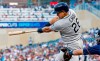 Tampa Bay Rays' Ji-Man Choi follows through on a single off Minnesota Twins pitcher Jake Odorizzi during the fourth inning of a baseball game Wednesday, June 26, 2019, in Minneapolis. (AP Photo/Jim Mone)