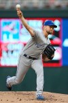 Kansas City Royals pitcher Glenn Sparkman throws against the Minnesota Twins during the first inning of a baseball game Saturday, June 15, 2019, in Minneapolis. (AP Photo/Stacy Bengs)