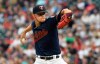 Minnesota Twins pitcher Jose Berrios throws to a Kansas City Royals batter during the first inning of a baseball game Saturday, Sept. 21, 2019, in Minneapolis. (AP Photo/Tom Olmscheid)