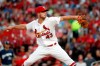 St. Louis Cardinals starting pitcher Dakota Hudson throws during the fourth inning of a baseball game against the Milwaukee Brewers, Monday, Aug. 19, 2019, in St. Louis. (AP Photo/Jeff Roberson)