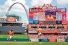 Houston Astros' Yordan Alvarez, left, rounds the bases after hitting a solo home run as third base coach Gary Pettis (8) watches during the third inning of a baseball game against the St. Louis Cardinals Sunday, July 28, 2019, in St. Louis. (AP Photo/Jeff Roberson)