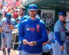 New York Mets' Jacob deGrom stands in the dugout prior to a baseball game against the St. Louis Cardinals, Saturday, April 20, 2019, in St. Louis. (AP Photo/Scott Kane)