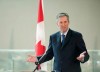 Brian Pallister speaks at The Canadian Museum of Human Rights after being sworn in as Manitoba premier in Winnipeg, Tuesday, May 3, 2016. THE CANADIAN PRESS/Mike Sudoma