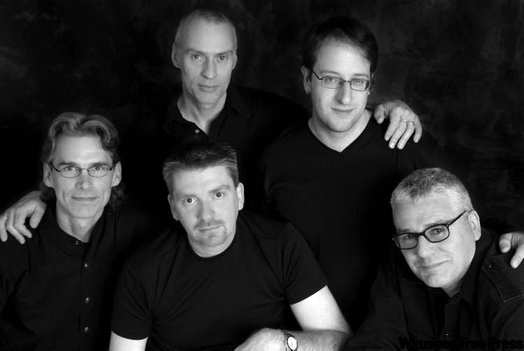 Handout
Members of the band Spirit of the West: Top row: John Mann and Tobin Frank. Bottom row: Hugh McMillan, Vince Ditrich and Geoffrey Kelly.