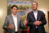 Trevor Hagan / The Canadian Press files
Prime Minister Justin Trudeau and Premier Brian Pallister at a meeting in Winnipeg in September.
