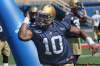 Joe Bryksa / WInnipeg Free Press
Winnipeg Blue Bomber Henoc Muamba at workout today on the field at Canad Inns Stadium.