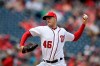 Washington Nationals starting pitcher Patrick Corbin delivers a pitch during the third inning of a baseball game against the San Francisco Giants, Thursday, April 18, 2019, in Washington. (AP Photo/Nick Wass)