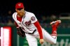 Washington Nationals reliever Sean Doolittle follows through on a pitch to a St. Louis Cardinals batter during the ninth inning of a baseball game Thursday, May 2, 2019, in Washington. The Nationals won 2-1. (AP Photo/Patrick Semansky)