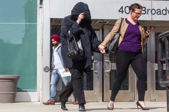 MIKE DEAL / WINNIPEG FREE PRESS FILESAndrea Giesbrecht, 42, pictured in April leaving the Winnipeg law courts.