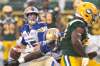 JASON FRANSON / THE CANADIAN PRESS
Winnipeg Blue Bombers quarterback Matt Nichols (15) looks for the pass against the the Edmonton Eskimos during first half CFL action in Edmonton, Alta., Thursday evening.