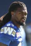 JOE BRYKSA / WINNIPEG FREE PRESS
Bombers receiver Kris Adams is seeing his first game action since breaking his leg in 2013 during an NFL game with the New York Giants.