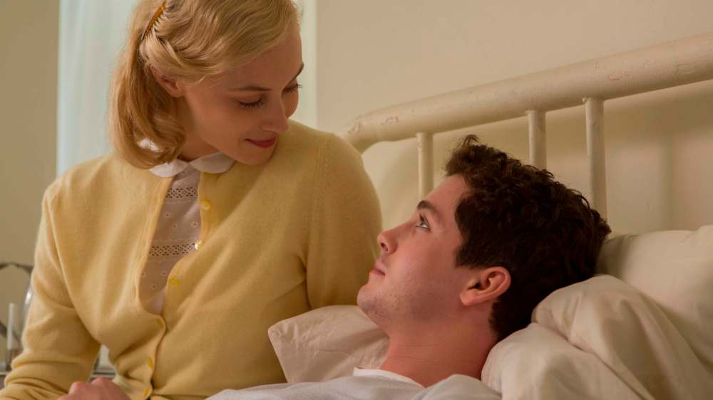 SUPPLIED
Sarah Gadon and Logan Lerman in Indignation.