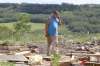 Eva Wasney / Brandon Sun
Sidney Longclaws walks through the debris of a Waywayseecappo First Nation home that was destroyed during Monday&rsquo;s tornado-producing storm.