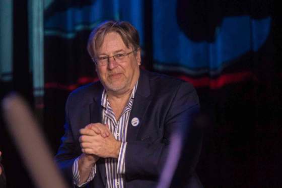 MIKE DEAL / WINNIPEG FREE PRESS FILESDavid Mclaughlin during Brian Pallister's acceptance speech at Canad Inns Polo Park after his party won a majority of seats in the Manitoba Legislature.
