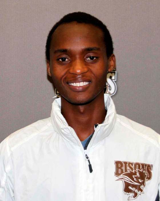 Jean-Baptiste Ajua in his University of Manitoba Bisons track and field uniform.Supplied / Winnipeg Free Press
