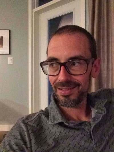 On the night table: Andrew McLaren