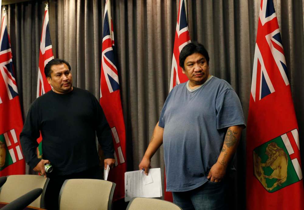 WAYNE GLOWACKI / WINNPEG FREE PRESS FILES
In 2015, Luke Monias (right) and Norman Barkman learned they had been switched at birth. Now a second case has come to light.