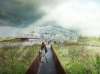 Architectural rendering of The Leaf and exterior grounds prepared by Adrian Phiffer.