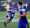 PHIL HOSSACK / WINNIPEG FREE PRESS
Winnipeg Blue Bomber QB Matt Nichols works an imaginary play with an imaginary ball at the team's walk through practice at Investors Group Field Friday morning.