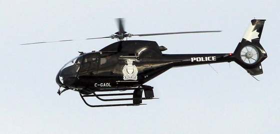 The Air1 police helicopter