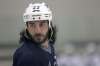 JOE BRYKSA / WINNIPEG FREE PRESS
Chris Thorburn practises at the MTS Iceplex Monday morning.