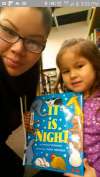 SUBMITTED PHOTO
Hailee Desjarlais, with mom Erin, and a book from the Dolly Parton Imagination Library.