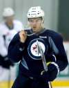 WAYNE GLOWACKI / WINNIPEG FREE PRESS
Jack Roslovic may end up on the big club or playing with the London Knights of the OHL. Either is fine by him.