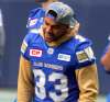 BORIS MINKEVICH / WINNIPEG FREE PRESS
Bomber coach Mike O’Shea are waiting to see how Andrew Harris feels before declaring him eligible for Saturday's game.