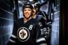 Photo by Clint Trahan
Chase De Leo of the Winnipeg Jets at the South Okanagan Events Center on September 16, 2016 in Penticton, British Columbia, Canada.
