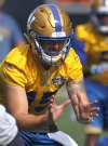 RUTH BONNEVILLE / WINNIPEG FREE PRESS
Bombers quarterback Matt Nichols helped get Calgary Stampeders quarterback Bo Levi Mitchell on his former team at Eastern Washington University, so the two pivots go way back. Nichols said MItchell is ‘one of the best, if not the best, quarterbacks in the league...’