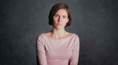 NETFLIX
Amanda Knox is seen in a scene from her self-titled documentary.