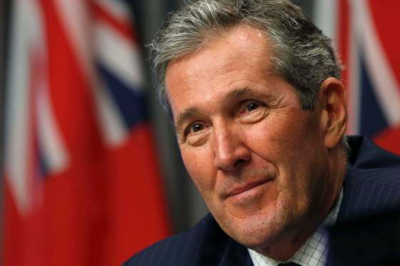 WAYNE GLOWACKI / WINNIPEG FREE PRESSPremier Brian Pallister did not seem concerned about meeting the 2018 deadline Trudeau intends to impose.