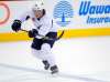 BORIS MINKEVICH / WINNIPEG FREE PRESS FILES
Brendan Lemieux at Manitoba Moose Pre-game skate last season.